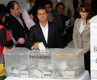 Dan encuestas de salida triunfo a Peña Nieto