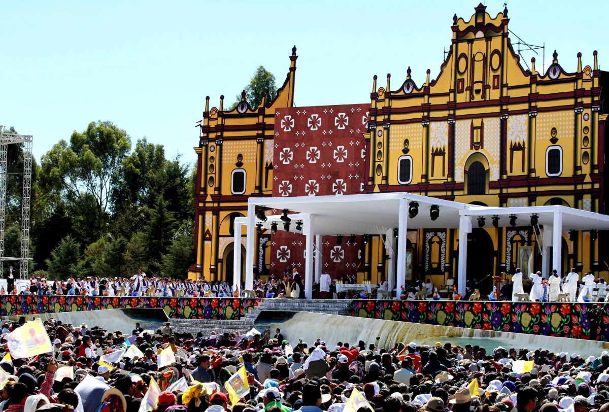 El encuentro del Papa con los pueblos indígenas en Chiapas fifu