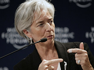 Lagarde, contenta con reunión en China por FMI fifu