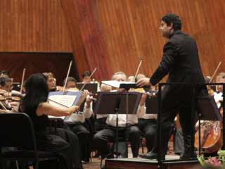 Orquesta Filarmónica en Ollín Yoliztli fifu