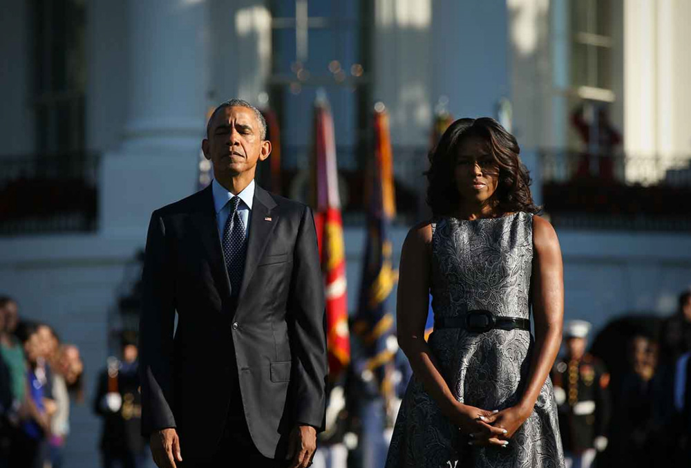 Obama guarda un minuto de silencio por 11-S