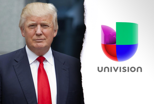 Trump amenaza con demandar a Univisión