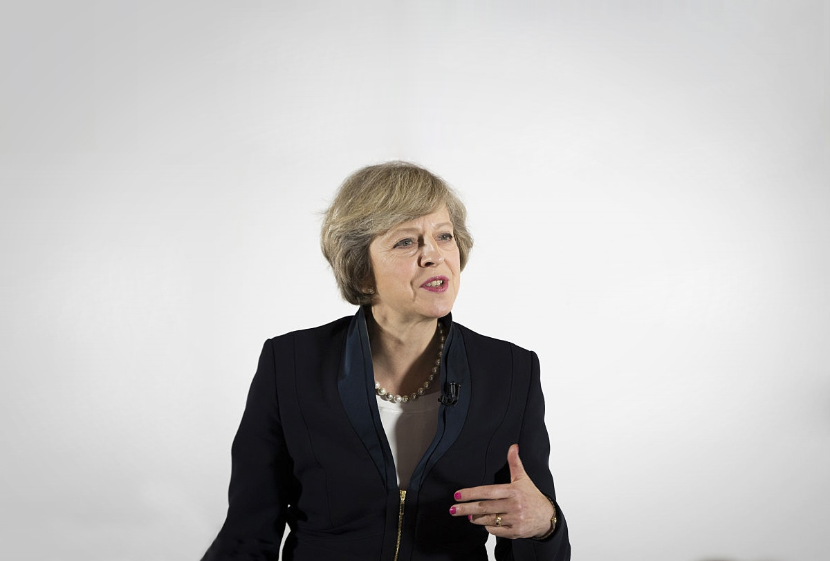 Ella es Theresa May, virtual primer ministro de Reino Unido fifu