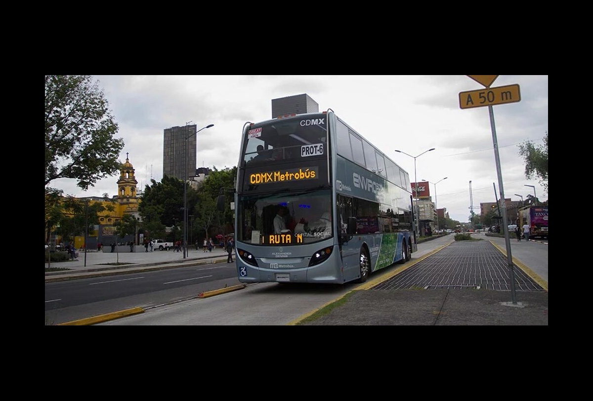 Esta es la ruta de la Línea 7 del Metrobús Reforma fifu