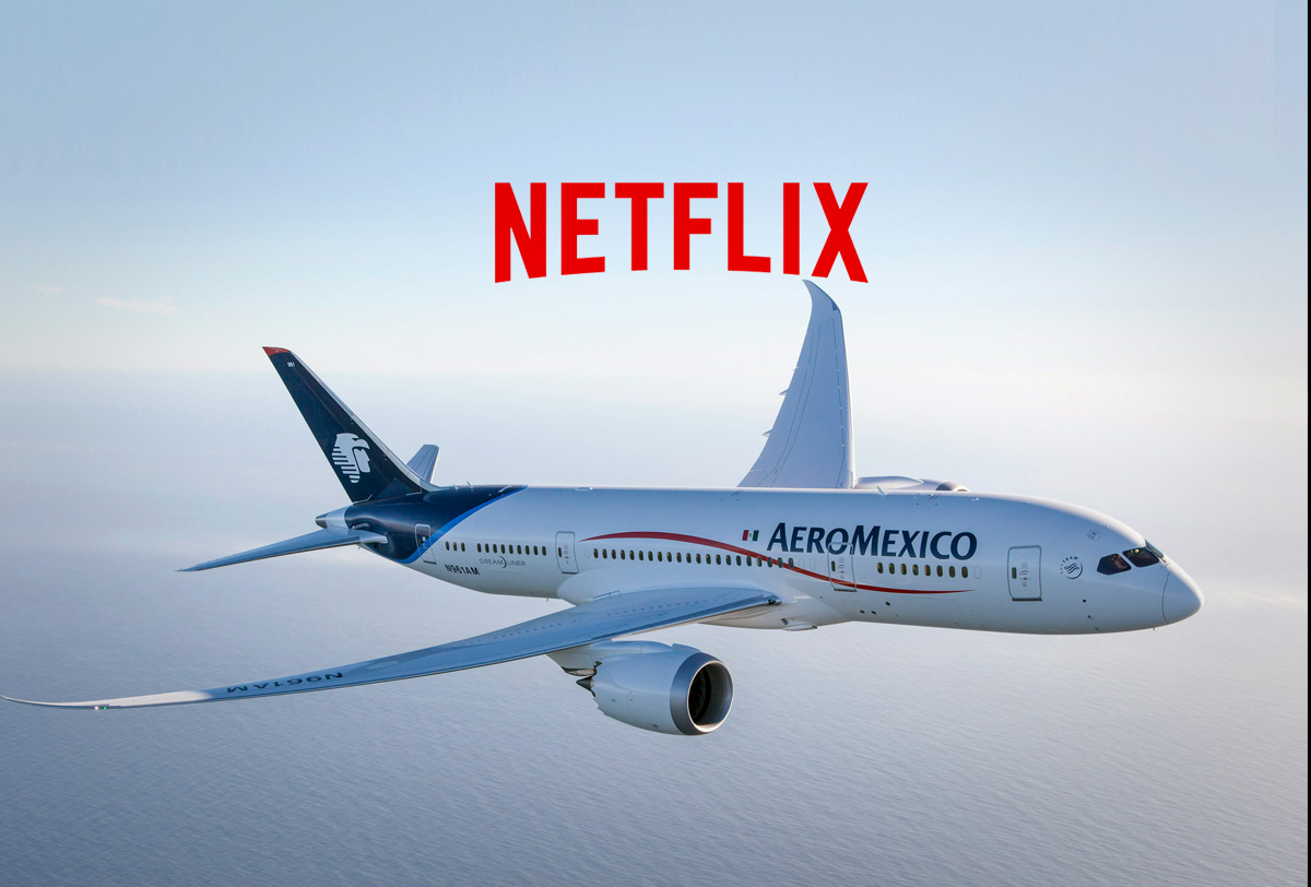 Ya podrás ver Netflix mientras vuelas por Aeroméxico fifu