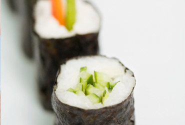 Sushi de verduras fifu