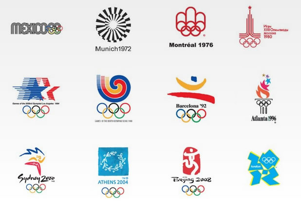 La evolución de los logos olímpicos fifu