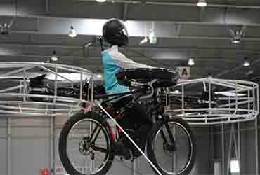 Bicicleta voladora ya es una realidad fifu
