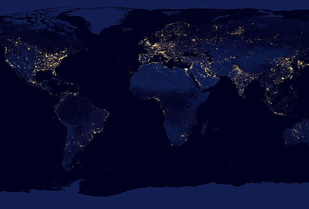 Revela NASA imágenes nocturnas de la Tierra fifu