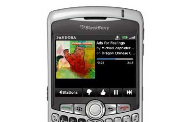 Pandora Mobile para BlackBerry fifu