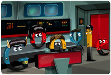 Google homenajea a Star Trek con un doodle fifu