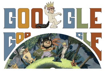 Personajes de Maurice Sendak juegan en doodle de Google fifu
