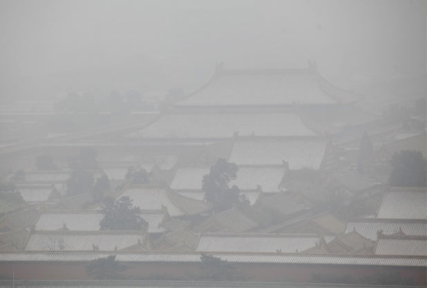China paga la modernidad con nube tóxica de esmog