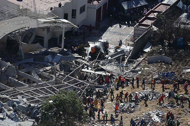 Piden apoyo por explosión en hospital en Cuajimalpa