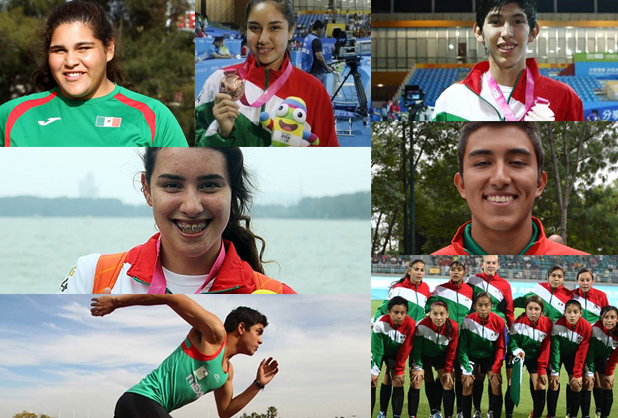 Los jóvenes medallistas de México en Nanjing 2014