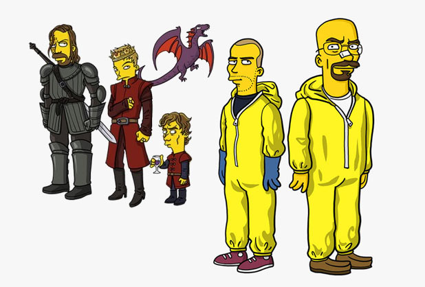 Las intros y Couch Gag más geek en Los Simpson fifu