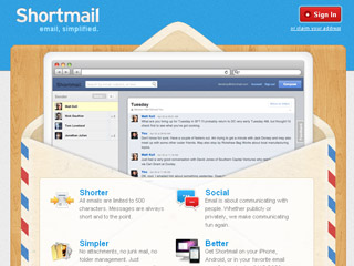 Shortmail: la fusión entre e-mail y Twitter fifu