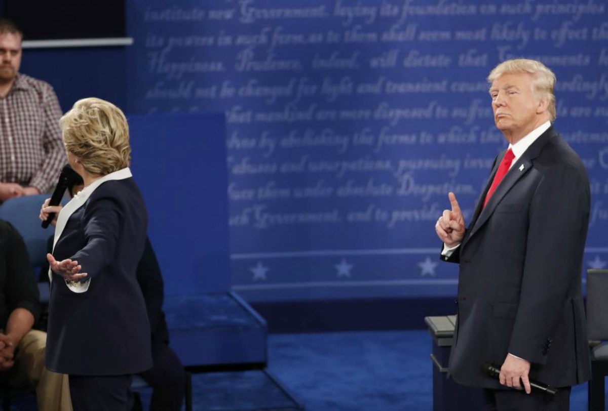 Los 5 mejores momentos del segundo debate Clinton-Trump
