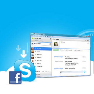 Anuncio de Facebook se relaciona con Skype fifu