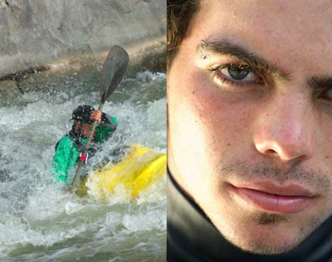 Rafael Ortiz, sofisticado fan del kayak fifu