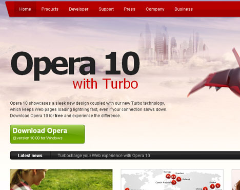 Opera 10, nueva versión con excelentes cambios fifu