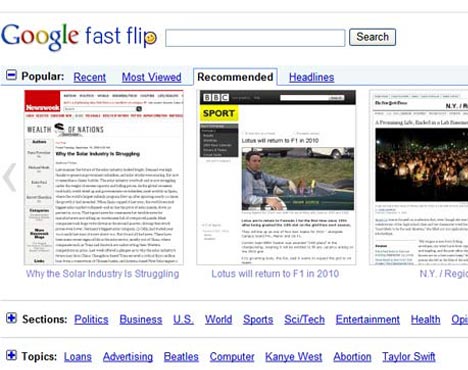 Google estrena buscador de noticias fifu