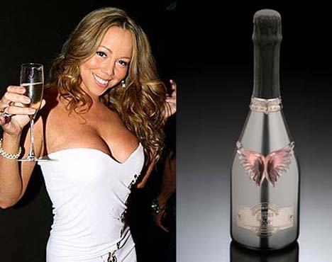 La champaña de Mariah Carey fifu