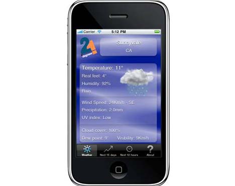 21 degrees, novedosa aplicación para iPhone fifu