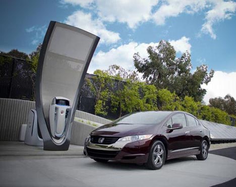 Honda presenta estación solar de gasolina