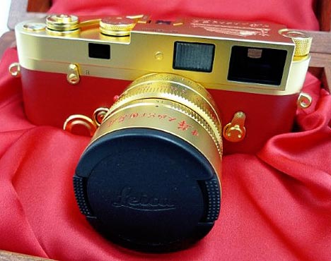 Leica MP Golden Camera, una máquina de oro fifu
