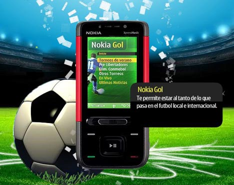 Nokia Gol: el software para este Mundial