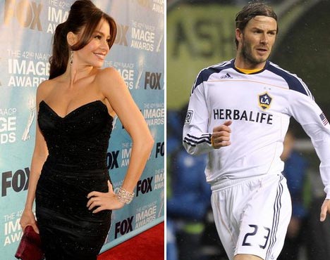 David Beckham y Sofía Vergara para Pepsi fifu