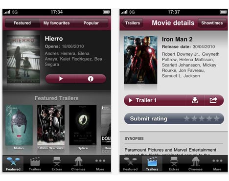Las mejores apps de cine para el iPhone fifu