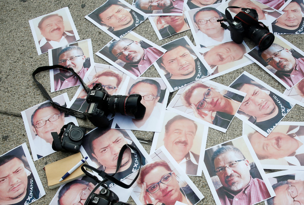 Este es el rostro manchado de sangre del periodismo en México