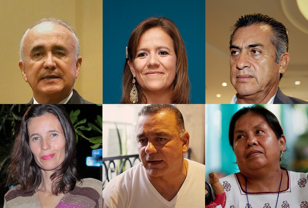 Ellos son los aspirantes independientes a la presidencia de México