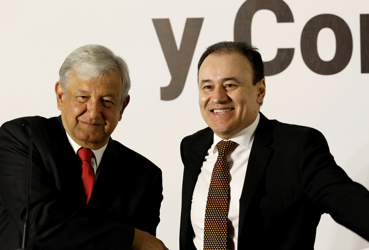 Alfonso Durazo será el titular de la Seguridad si AMLO gana la presidencia en 2018.