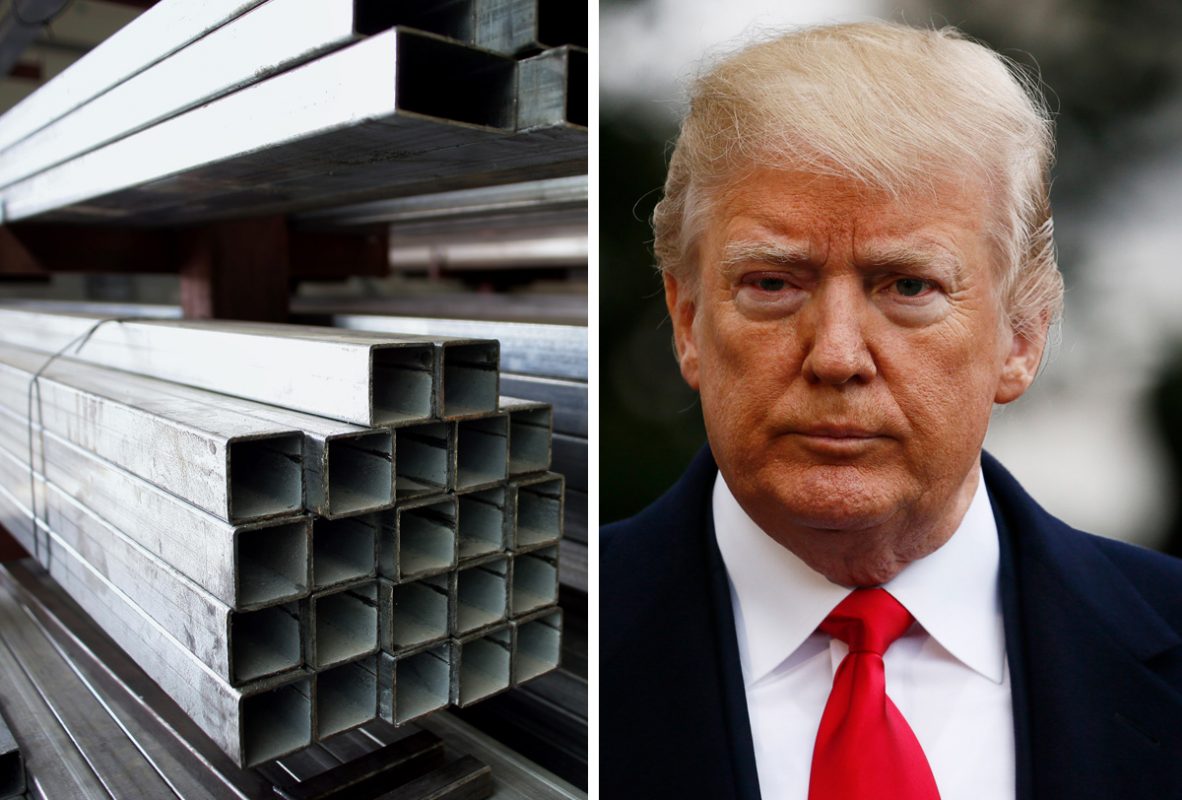 Trump lanza duro golpe: Impondrá arancel al acero y aluminio