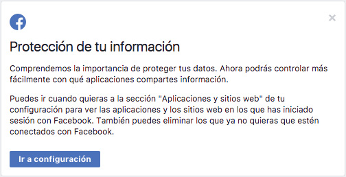 Facebook, protección de datos