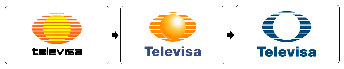 cambios logo televisa, logos marcas mexicanas