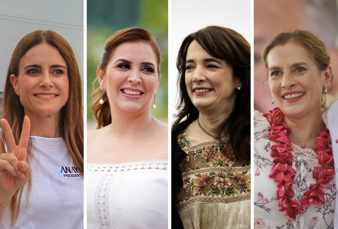 Ellas son las esposas de los candidatos a la presidencia de México