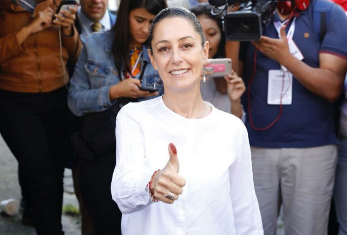 Claudia Sheinbaum gana la elección en la Ciudad de México
