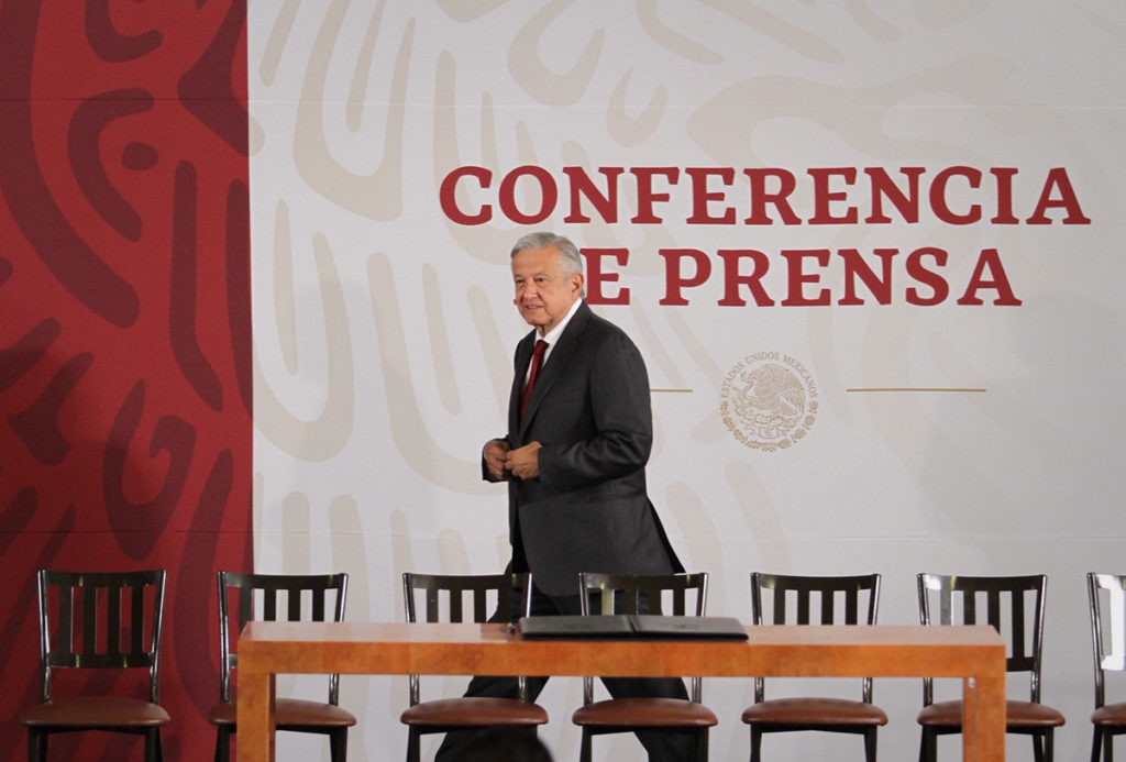Conferencia de prensa de López Obrador