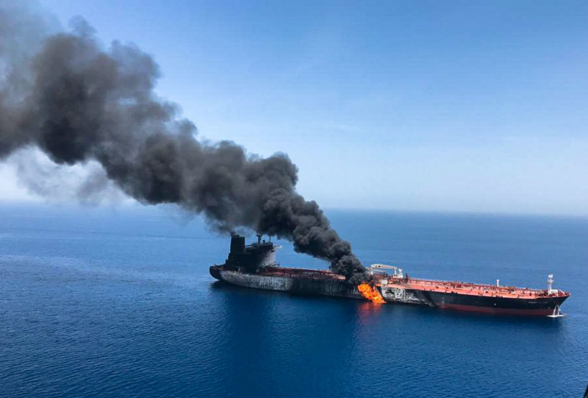 EU culpa a Irán de ataques a buques petroleros en el Golfo de Omán