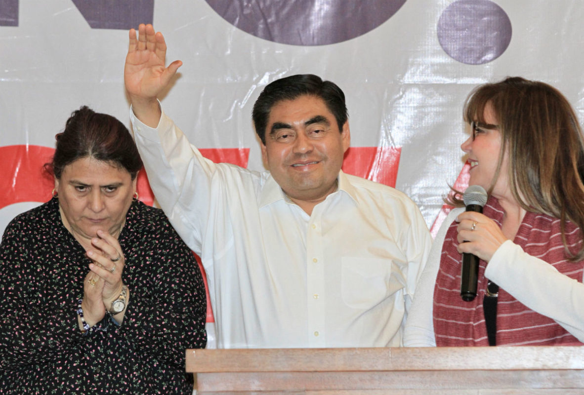 Miguel Barbosa, virtual ganador de la elección en Puebla