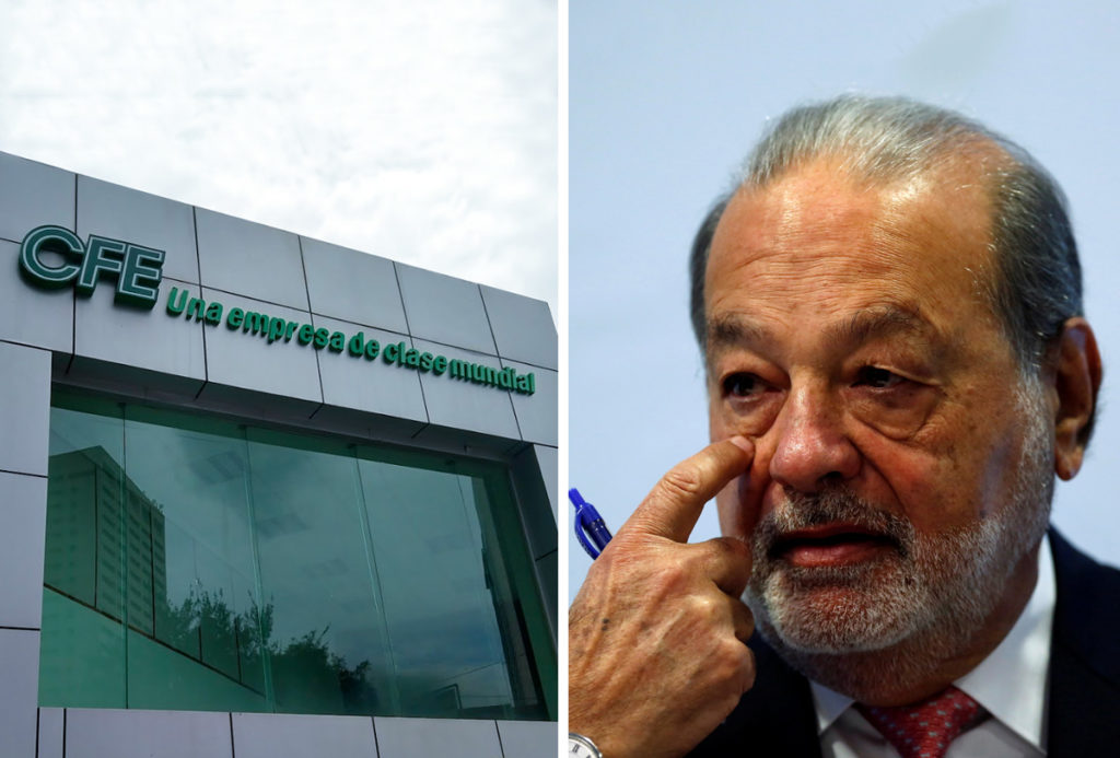 Carlos Slim y CFE