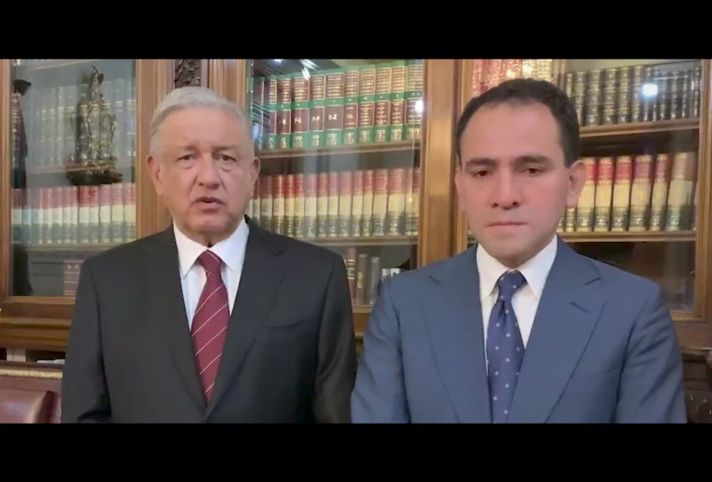 Arturo Herrera y López Obrador