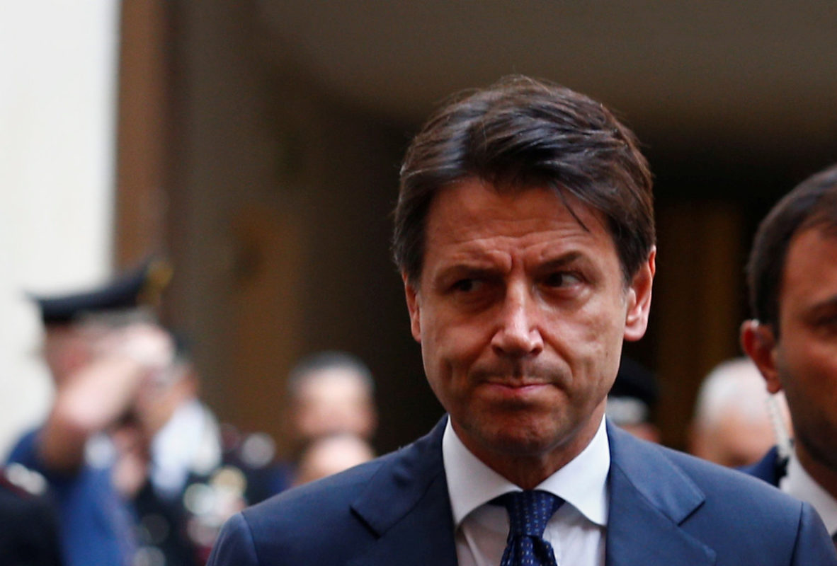 Giuseppe Conte, primer ministro de Italia, anuncia su dimisión