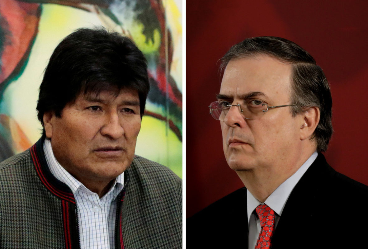 Salida de Morales fue un golpe del Ejército: Ebrard