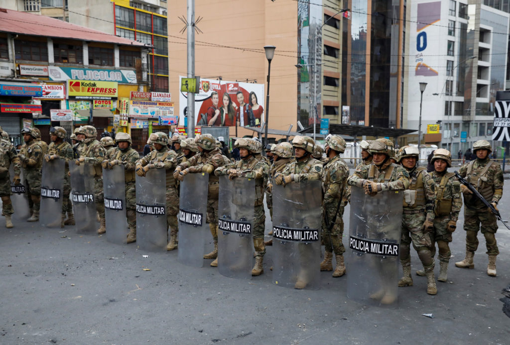 Policia militar de Bolivia