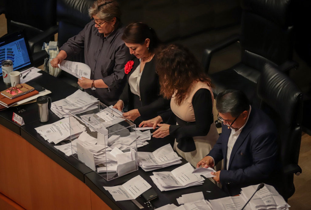 Votación senadores CNDH